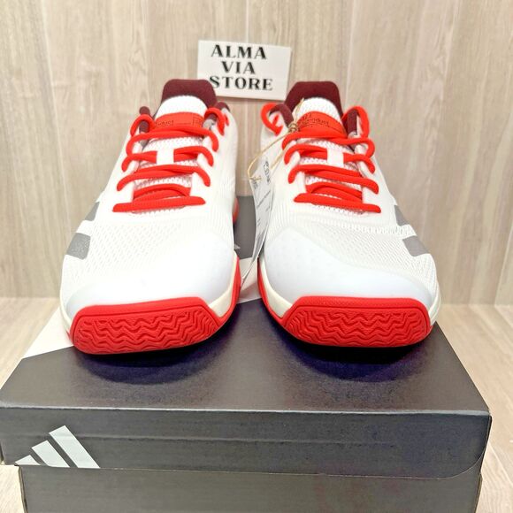 Adidas CourtFlash Pickleball M Shoes White Fuchsia  Adidas CourtFlash Pickleball M Shoes White Fuchsia JQ3241 Men\'s Size 11 NEW